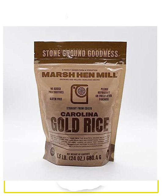 Carolina Gold Rice from Marsh Hen Mill