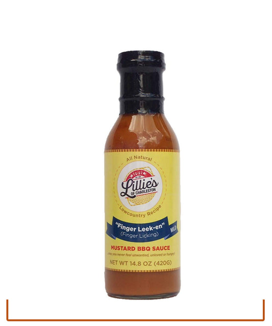 Lillie's of Charleston "Finger Leek-en" Mild Mustard BBQ Sauce