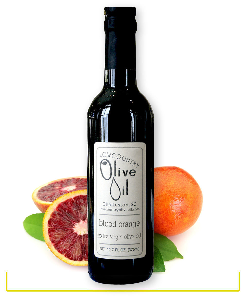12oz blood orange olive oil from Charleston, SC