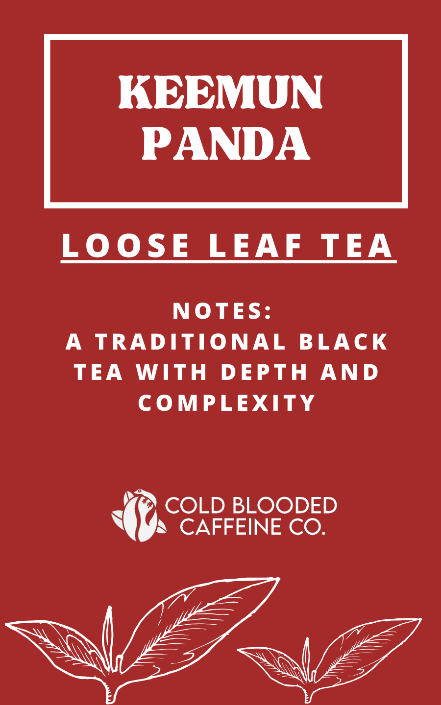 Keemun Panda Black Loose Leaf Tea
