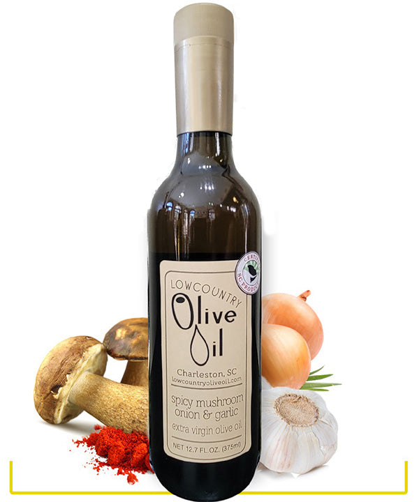 Spicy Mushroom, Onion and Garlic Olive Oil