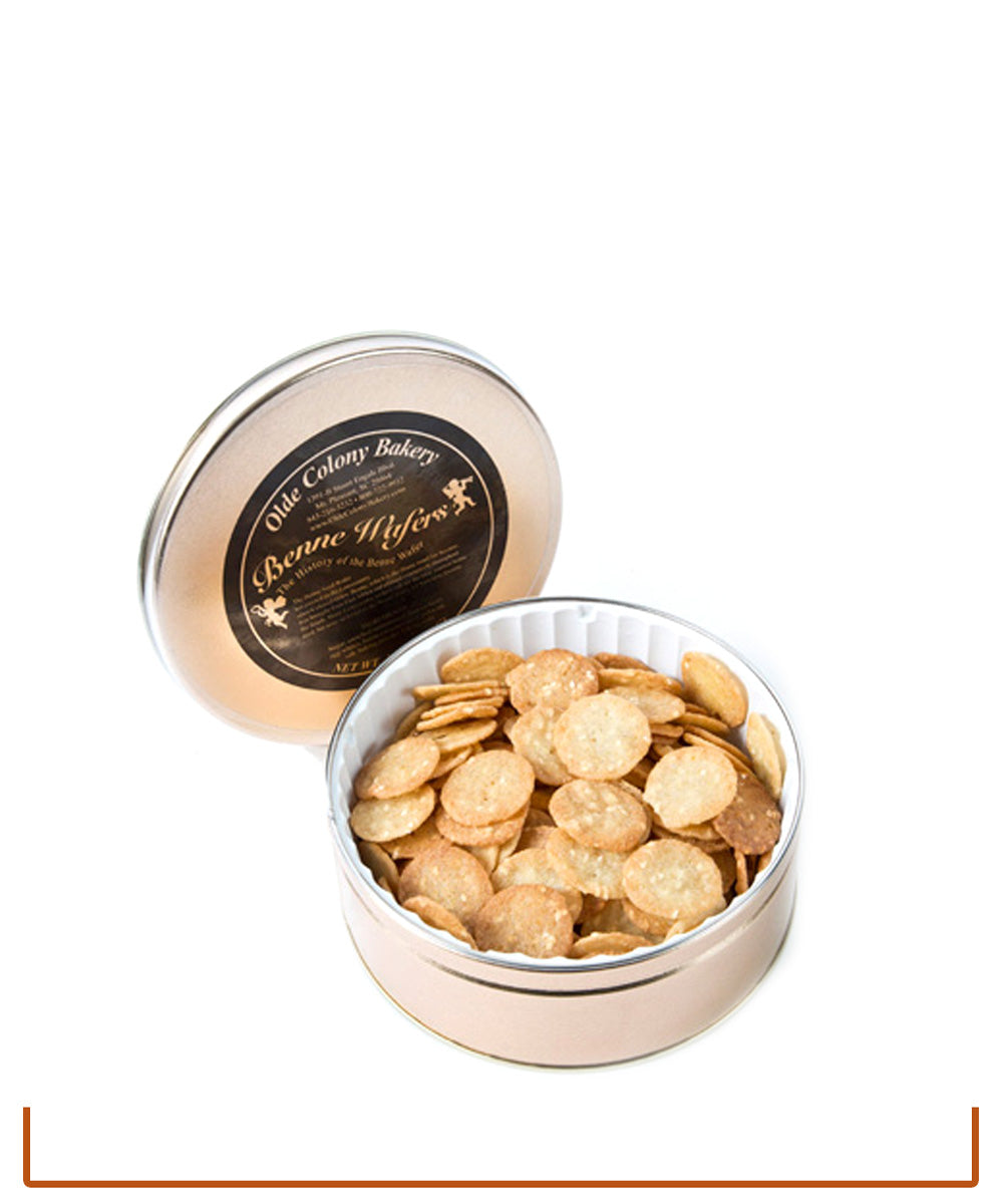 15oz benne wafer gift tin from Charleston