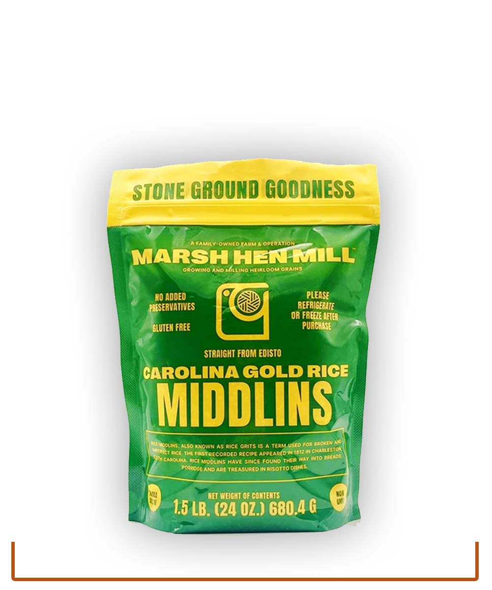 Carolina Gold Rice Middlins (Rice Grits) from Marsh Hen Mill